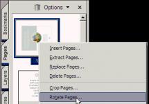 Rotirajte stranice u PDF datotekama ili ispravite položaj stranice