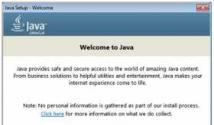 Organizarea și actualizările sistemului de securitate Java Cum se instalează un sistem java pe 64 de biți