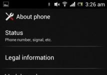 Android inženjerski meni: postavke, testovi i funkcije